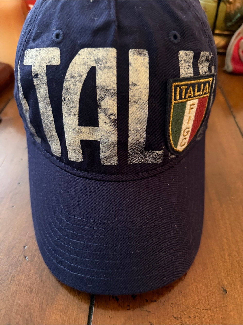 thor Navy Blue Italia Patch Baseball Cap